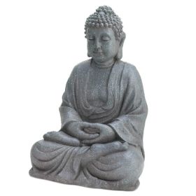 Accent Plus 12-inch Fiberglass Buddha Statue