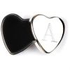 Accent Plus Velvet-Lined Monogram Heart Boxes (72)