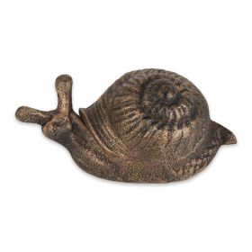 Accent Plus Cast Iron Garden Snail Hinged Key Hider