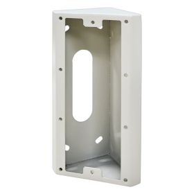 2Easy Video Intercom System 5021-N 45 Angle Mounting Bracket for DT-607 Series Entry Panels, Surface Mount, White