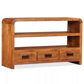 vidaXL TV Cabinet Solid Wood Acacia 35.4"x11.8"x21.6"