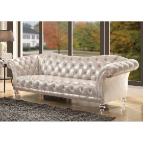 Dixie Sofa in Metallic Silver