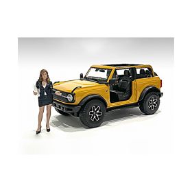 "The Dealership" Female Salesperson Figurine for 1/18 Scale Models by American Diorama