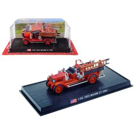 1923 Maxim C1 Fire Engine "Houston Fire Department" (H.F.D.) Houston (Texas) 1/64 Diecast Model by Amercom