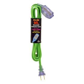 9 ft. Household Lighted Extension Cord with Child Safety Covers - Pro Glo