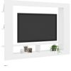 vidaXL TV Cabinet White 59.8"x8.7"x44.5" Engineered Wood