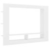 vidaXL TV Cabinet White 59.8"x8.7"x44.5" Engineered Wood