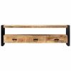 vidaXL TV Cabinet 59.1"x11.8"x17.7" Solid Mango Wood