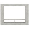 vidaXL TV Cabinet Concrete Gray 59.8"x8.7"x44.5" Engineered Wood