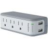 Belkin 3-Outlet Mini Surge Protector with USB Ports (2.1 AMP)