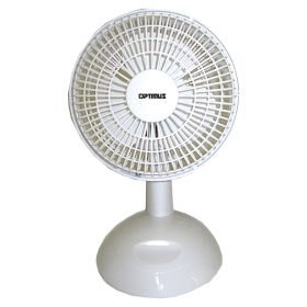 Optimus F-0610 F-0610 2-Speed 30-Watt 6-In. Portable Personal Table Fan