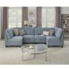 U shape Modular Sectional Sofa; DIY Combination; includes Four Single Chair and Two Corner