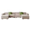 Modular U Shape Sectional Fabric Sofa