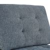 U shape Modular Sectional Sofa; DIY Combination; includes Four Single Chair and Two Corner