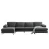 RELAX LOUNGE Convertible Sectional Sofa  Fabric