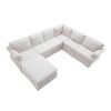 Fabric Upholstered Modular Sofa Collection; Modular Customizable ; Sectional Couch with removable Ottoman for Living Room