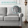 Linen Fabric Upholstery with Storage Sofa 1+2+3 Sectional