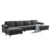 RELAX LOUNGE Convertible Sectional Sofa  Fabric